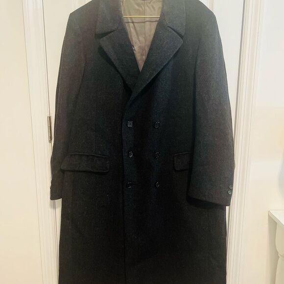 Givenchy Men's Classic Wool Pea Coat - Picture 2 of 16